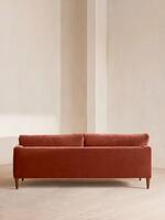 Reya Three Seater Sofa - Velvet - Rust - Images - Thumbnail 4