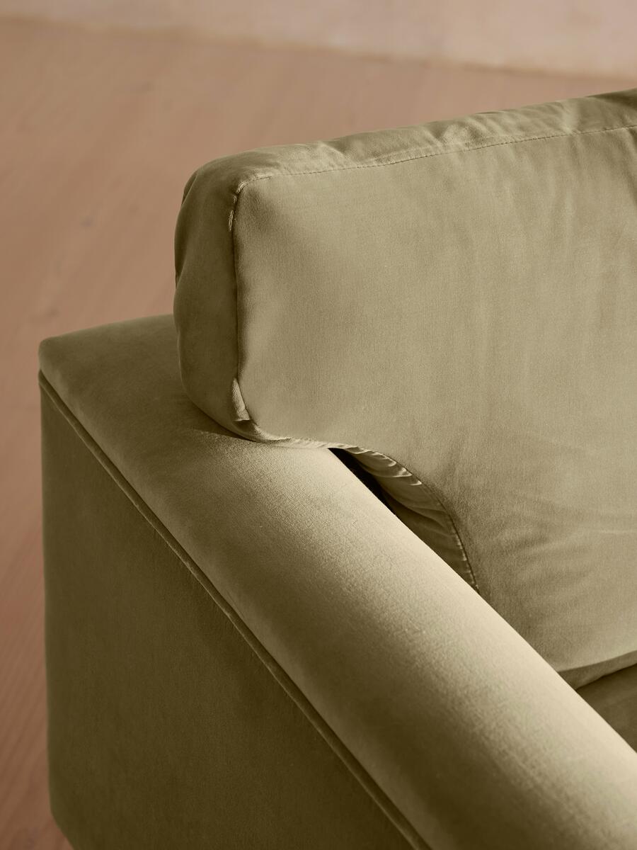 Reya Chaise-end Sofa - Velvet - Lichen - Images - Image 6