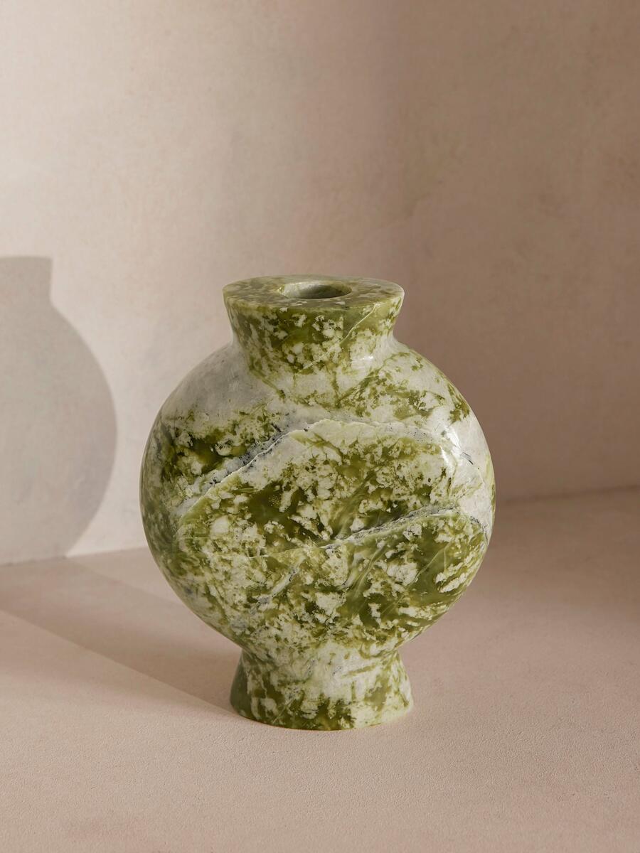 Sesso Vase - Wide - Green - Listing - Image 1