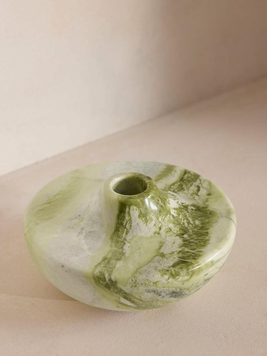 Alma Vase - Wide - Green - Listing - Image 2