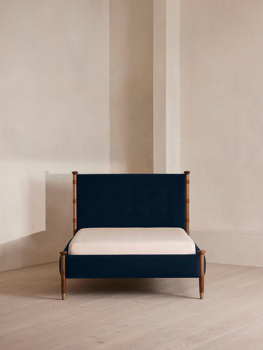 Paolo Bed - Emperor - Velvet - Royal Blue - Listing - Image 2