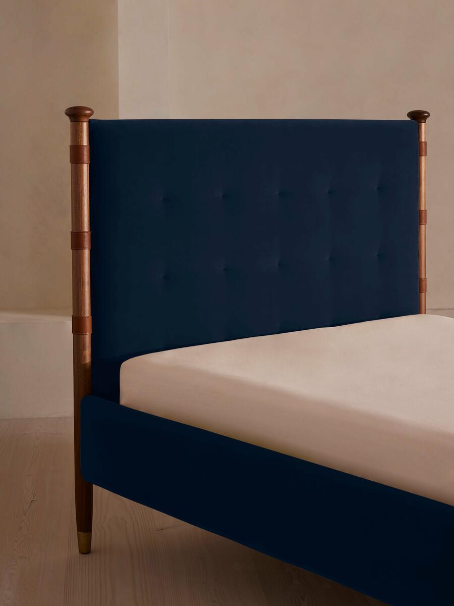 Paolo Bed - Emperor - Velvet - Royal Blue - Images - Image 5