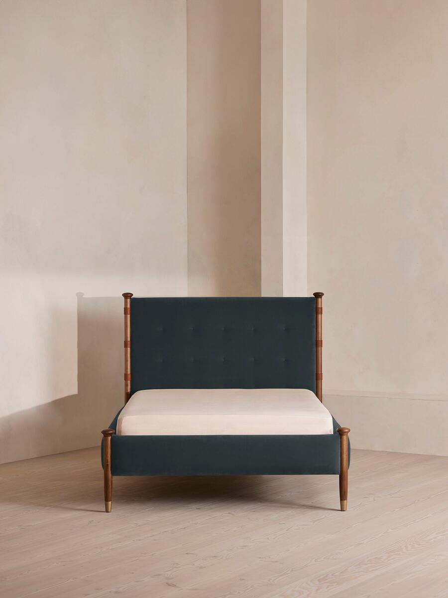 Paolo Bed - Emperor - Velvet - Grey Blue - Listing - Image 4