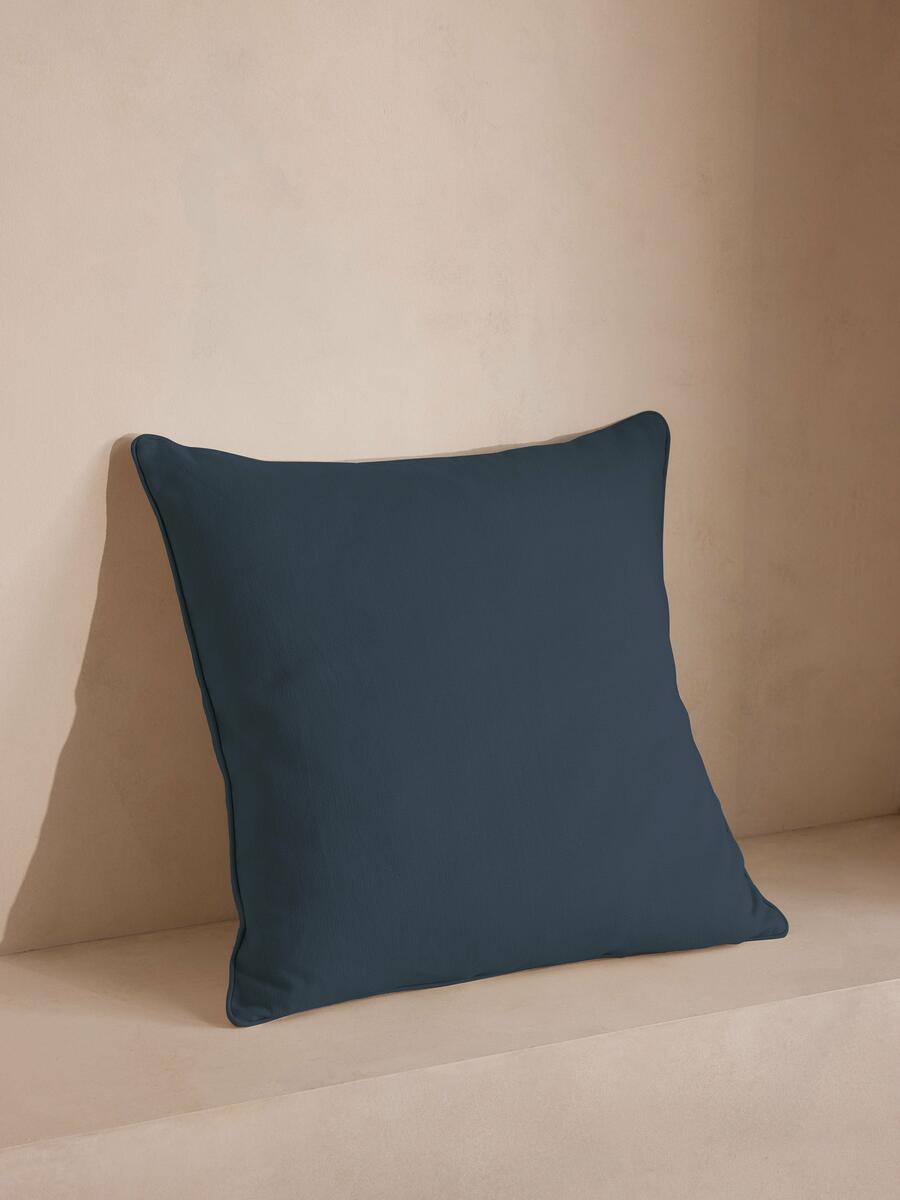 Vinnie Large Square Cushion - Prussian Blue - Listing - Image 2