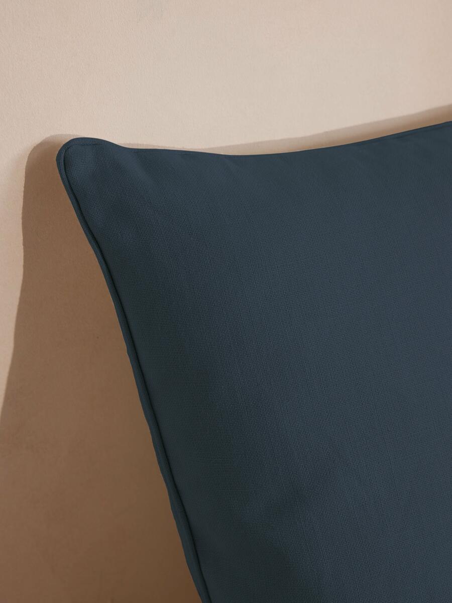 Vinnie Large Square Cushion - Prussian Blue - Images - Image 3