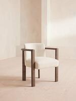 Aria Dining Chair - Boucle - Cream - Listing - Thumbnail 1