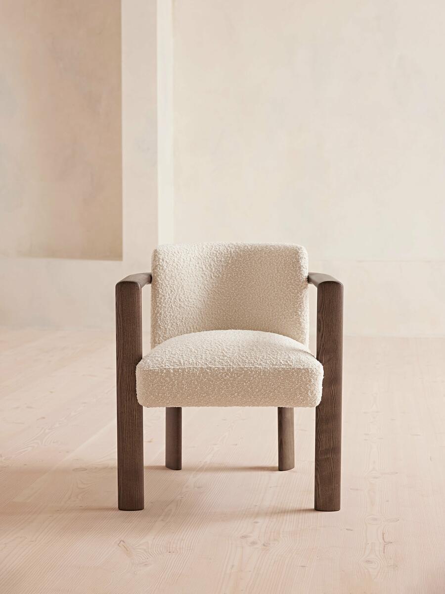 Aria Dining Chair - Boucle - Cream - Listing - Image 2