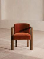 Aria Dining Chair - Velvet - Rust - Listing - Thumbnail 2