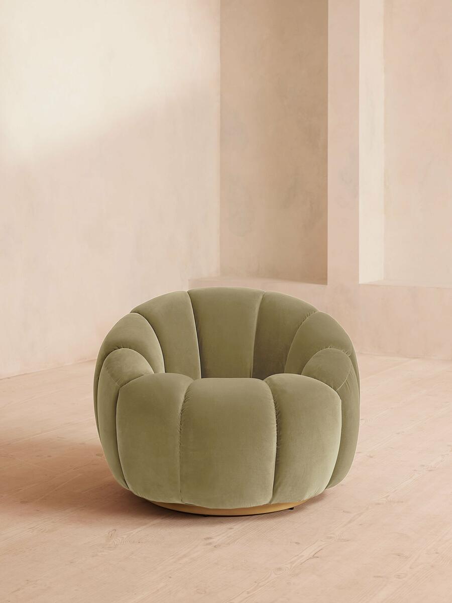 Garret Armchair - Velvet - Lichen - Listing - Image 2
