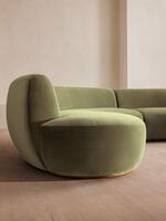 Aline Serpentine Modular Sofa - Four Seater - Lichen Velvet - Images - Thumbnail 5