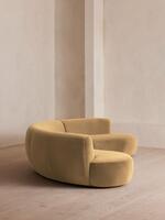 Aline Serpentine Modular Sofa - Four Seater - Camel Velvet - Images - Thumbnail 3