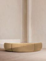 Aline Serpentine Modular Sofa - Four Seater - Camel Velvet - Images - Thumbnail 4