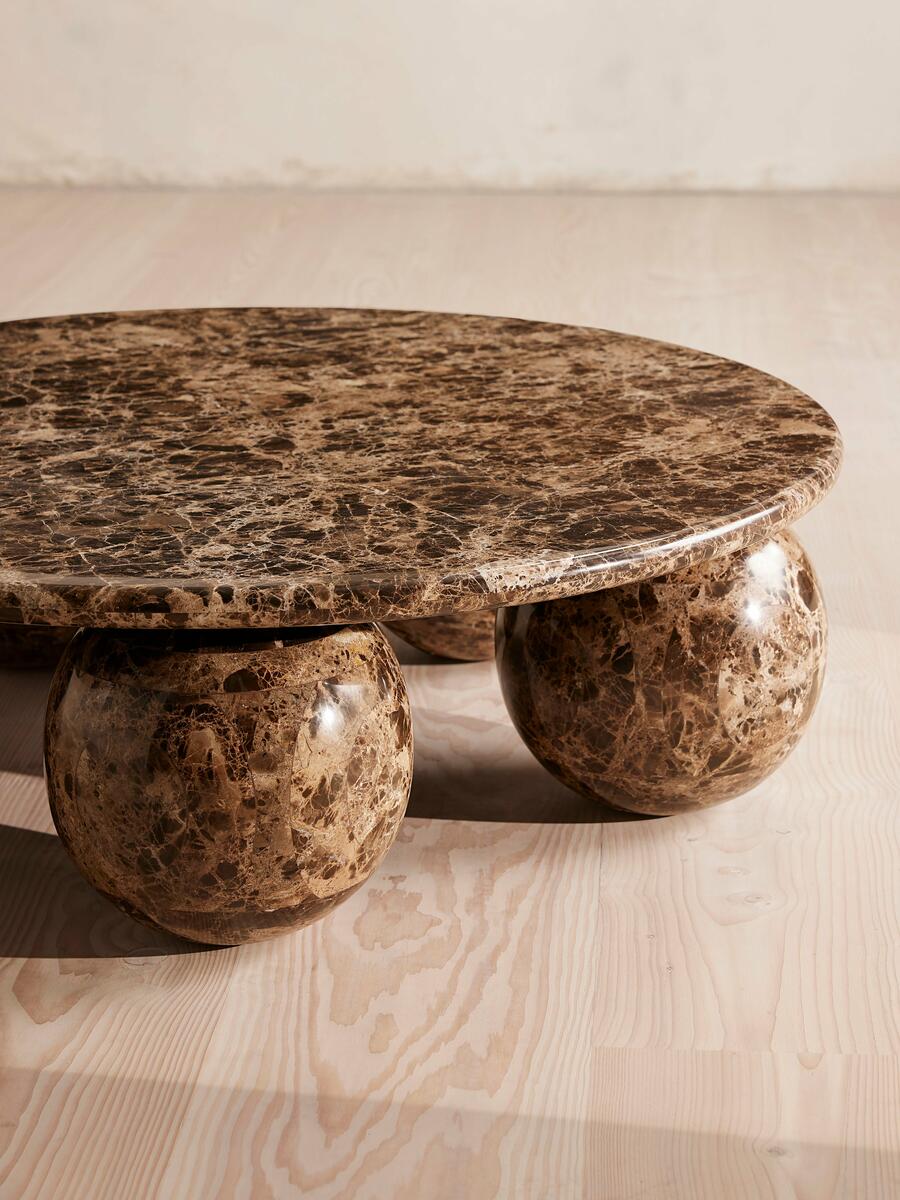 Oxley Coffee Table - Large - Dark Emperador - Images - Image 5