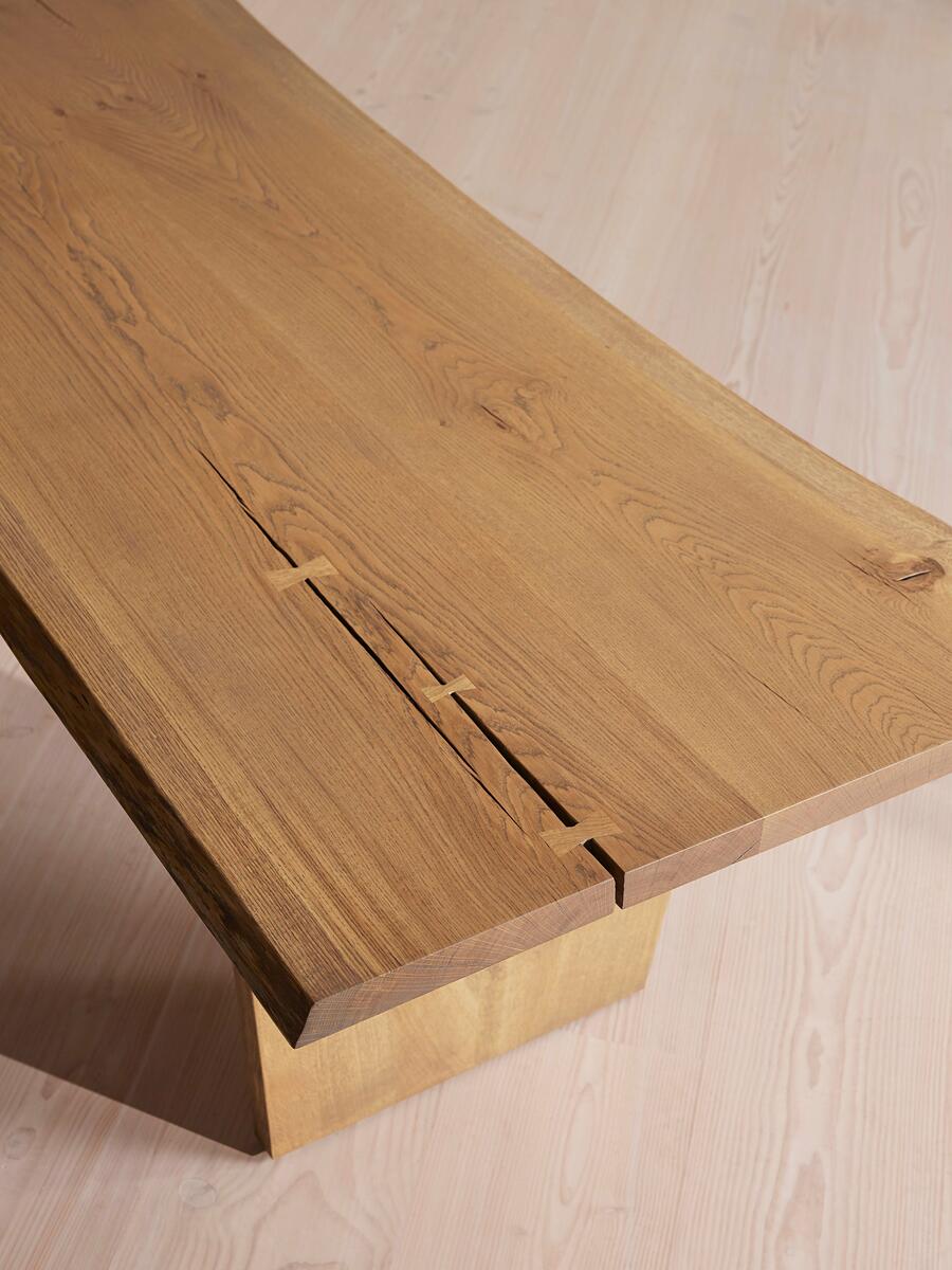Calne Dining Table - Golden Oak - 300cm - UK - Images - Image 6