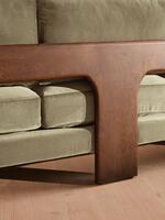 Marcia Three Seater Sofa - Velvet - Lichen - Images - Thumbnail 7