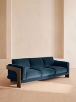 Marcia Three Seater Sofa - Velvet - Royal Blue - Listing - Thumbnail 2