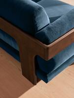 Marcia Three Seater Sofa - Velvet - Royal Blue - Images - Thumbnail 6