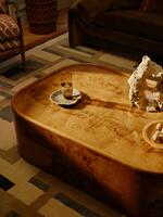 Dawson Coffee Table - Olive Ash Burl - Lifestyle - Thumbnail 3