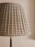 Beckett Leather Floor Lamp - Patterned Shade - Images - Thumbnail 4