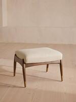 Theodore Footstool - Linen - Bisque - Listing - Thumbnail 1