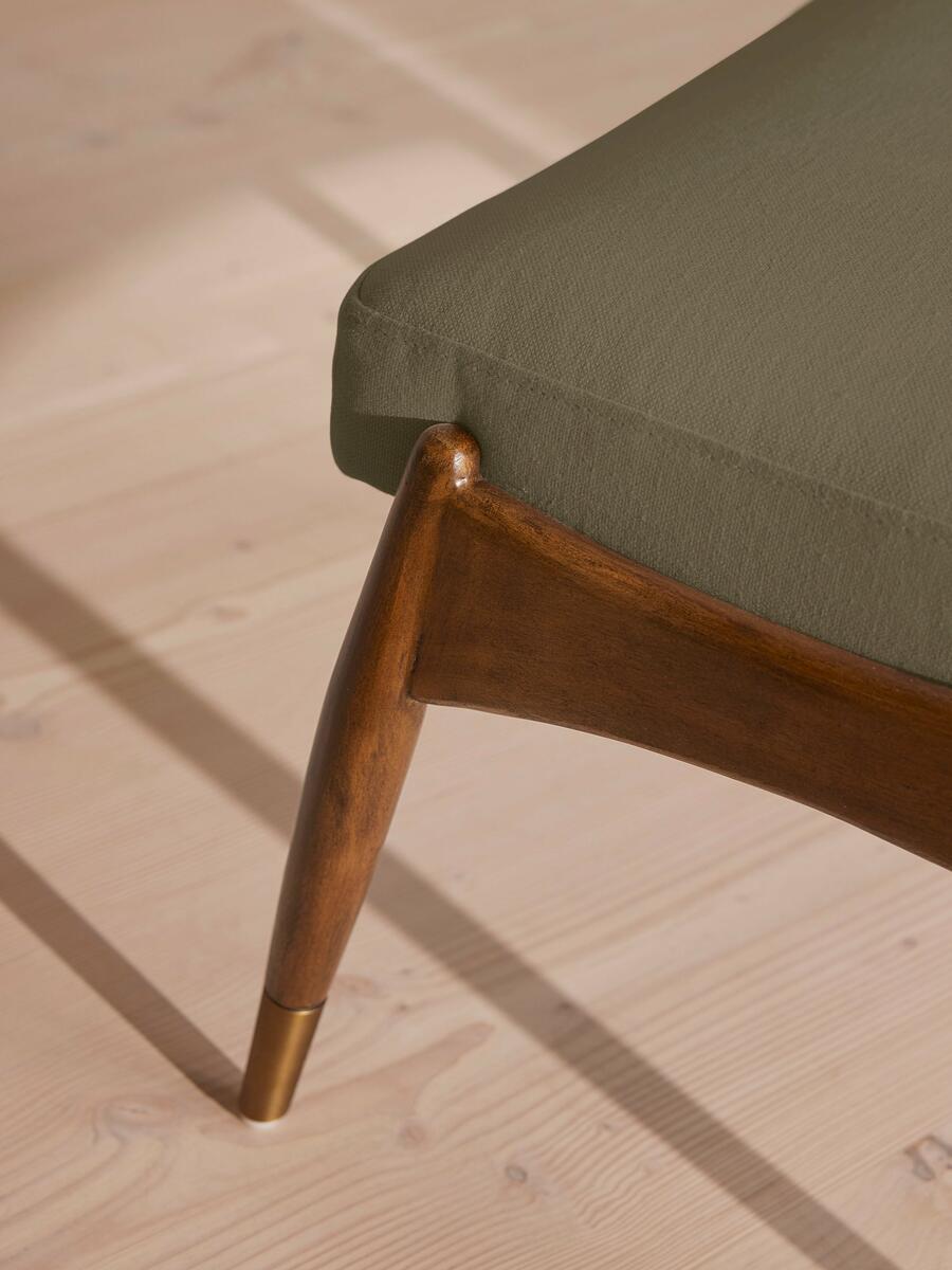 Theodore Footstool - Linen - Sage - Images - Image 4