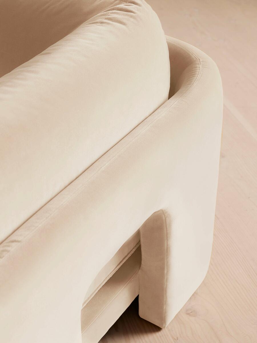Odell Modular Sofa - Corner Sofa - Velvet - Porcelain - Images - Image 5