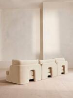 Odell Modular Sofa - Four Seater - Velvet - Porcelain - Images - Thumbnail 3