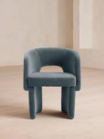 Morrell Dining Chair - Velvet - Grey Blue - Listing - Thumbnail 2