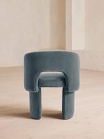 Morrell Dining Chair - Velvet - Grey Blue - Images - Thumbnail 6