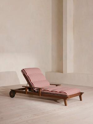 Ardingly Lounger - House Stripe - Red UK - Listing Image