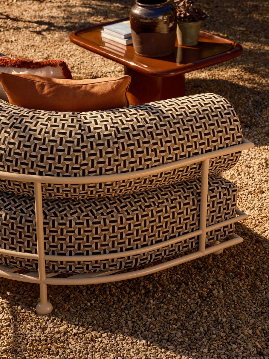 Gaspard Five-Seater Sofa - Geometric - Monochrome - UK - Lifestyle - Image 5
