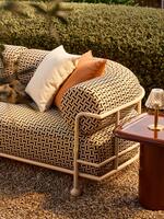Gaspard Five-Seater Sofa - Geometric - Monochrome - UK - Lifestyle - Thumbnail 4