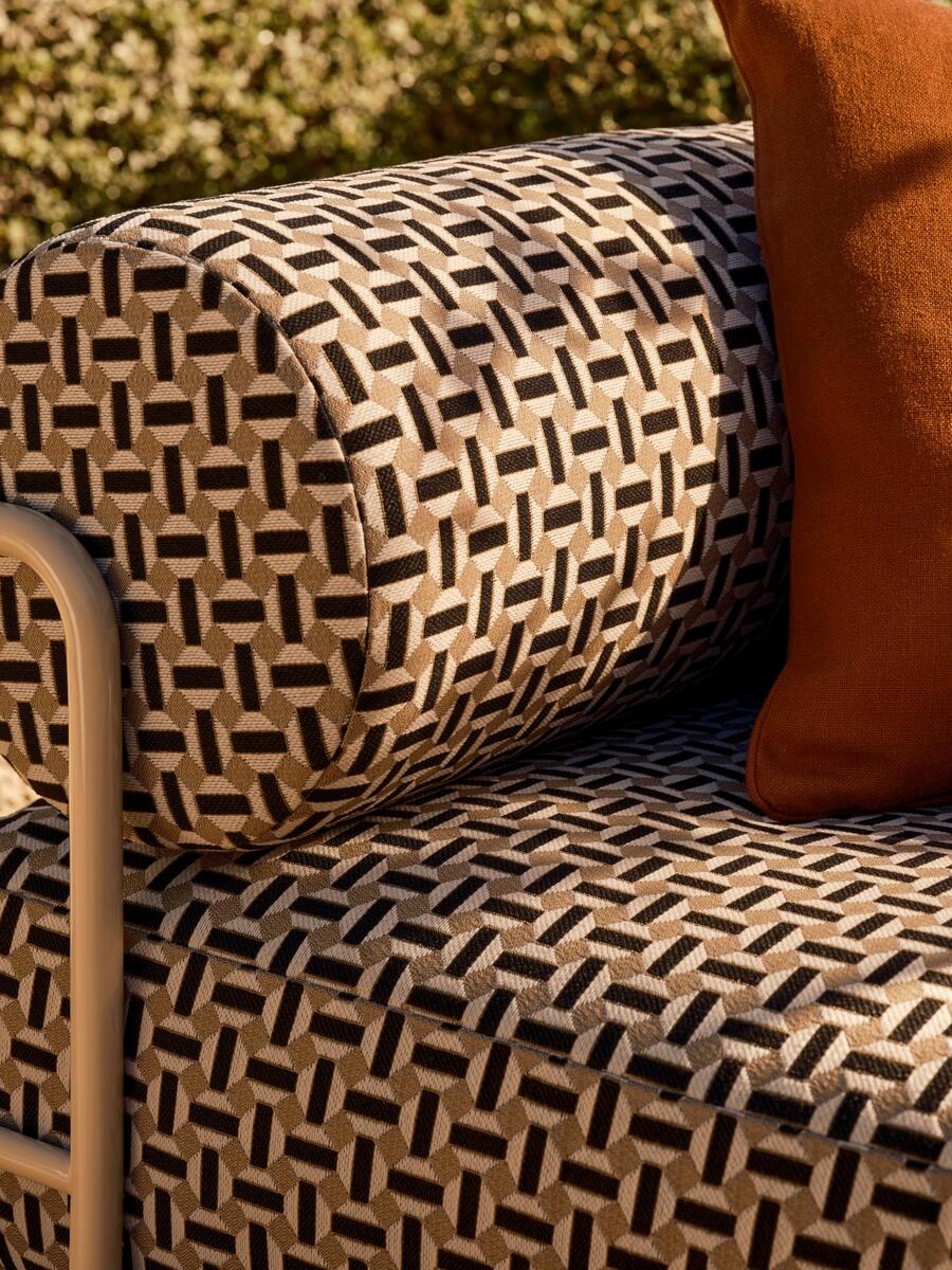 Gaspard Five-Seater Sofa - Geometric - Monochrome - UK - Lifestyle - Image 6