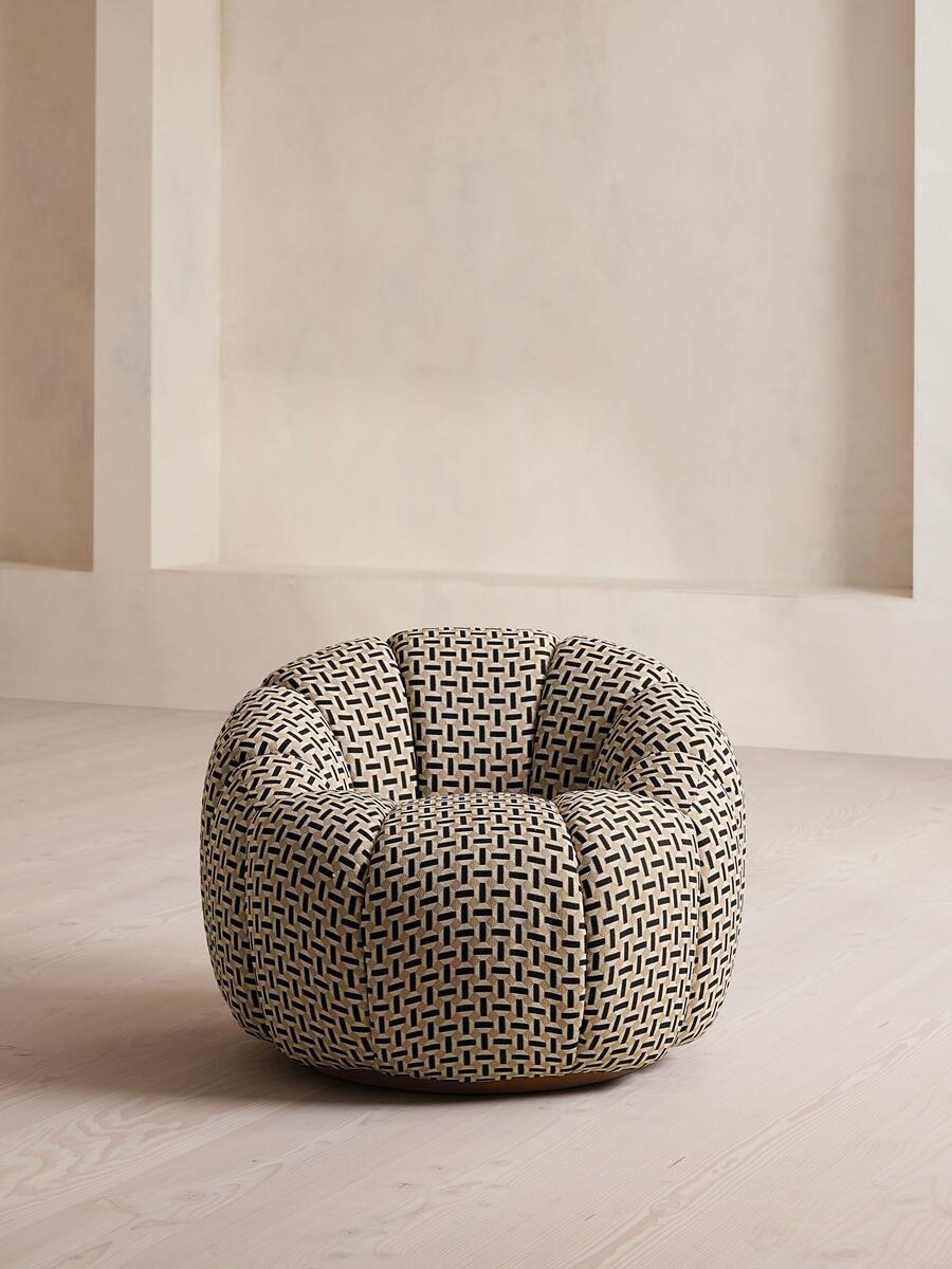 Garret Outdoor Armchair - Geometric - Monochrome - UK - Listing - Image 3