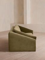 Amble Three Seater Sofa - Velvet - Lichen - Images - Thumbnail 3