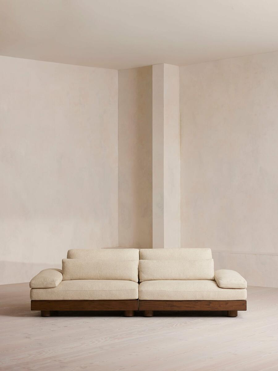 Truro Modular Sofa - Three Seater - Textured Linen UK - Listing - Image 2