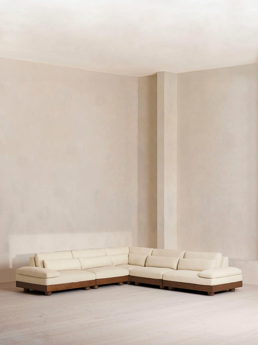 Truro Modular Sofa - Corner Sofa - Textured Linen UK - Listing - Image 1