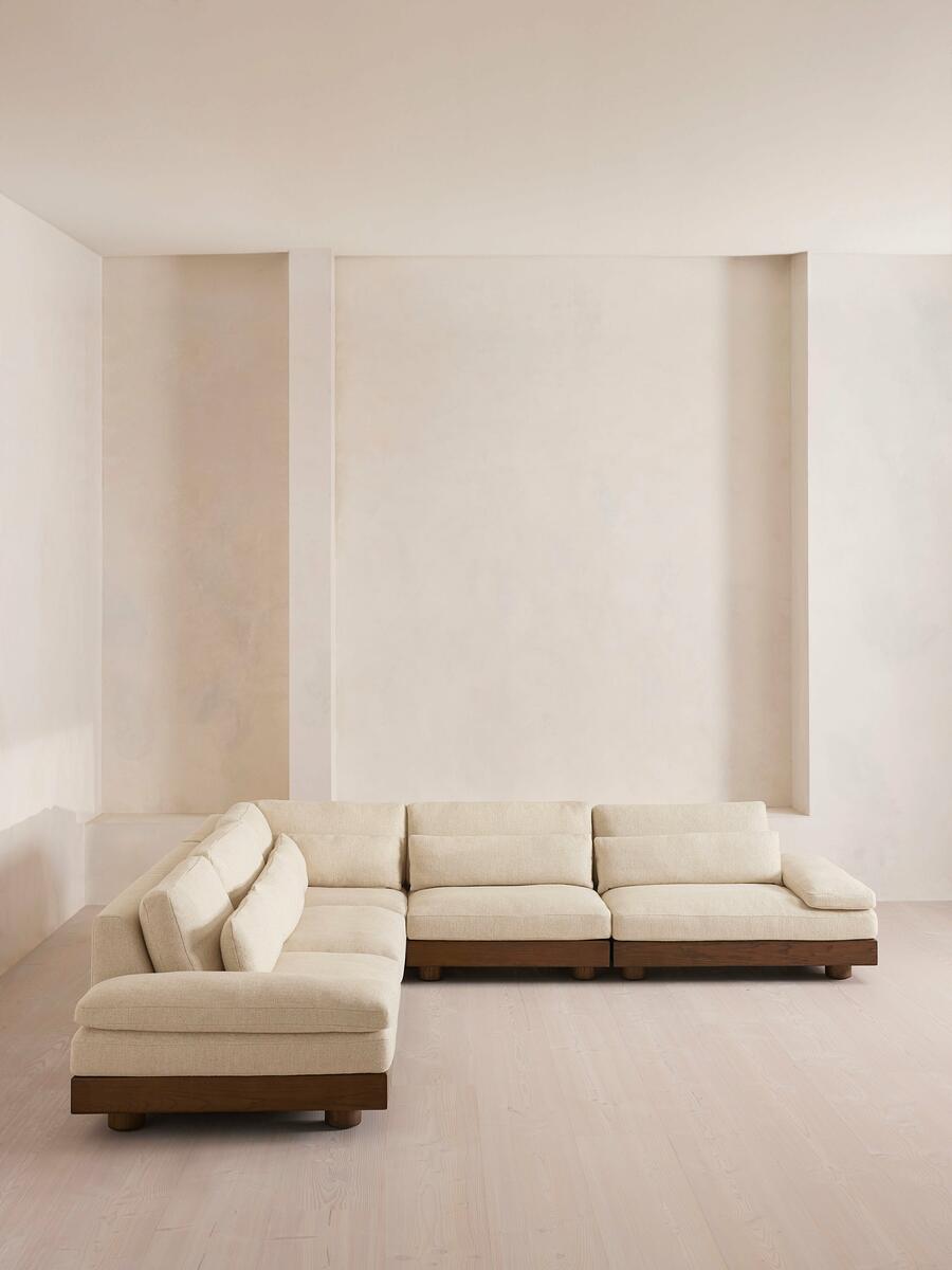 Truro Modular Sofa - Corner Sofa - Textured Linen UK - Listing - Image 2