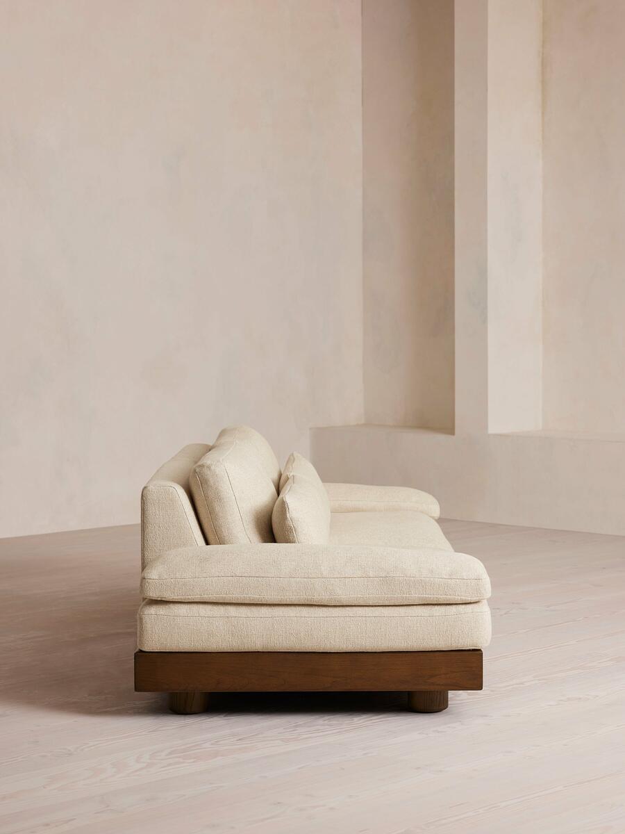 Truro Modular Sofa - Three Seater - Textured Linen UK - Images - Image 4