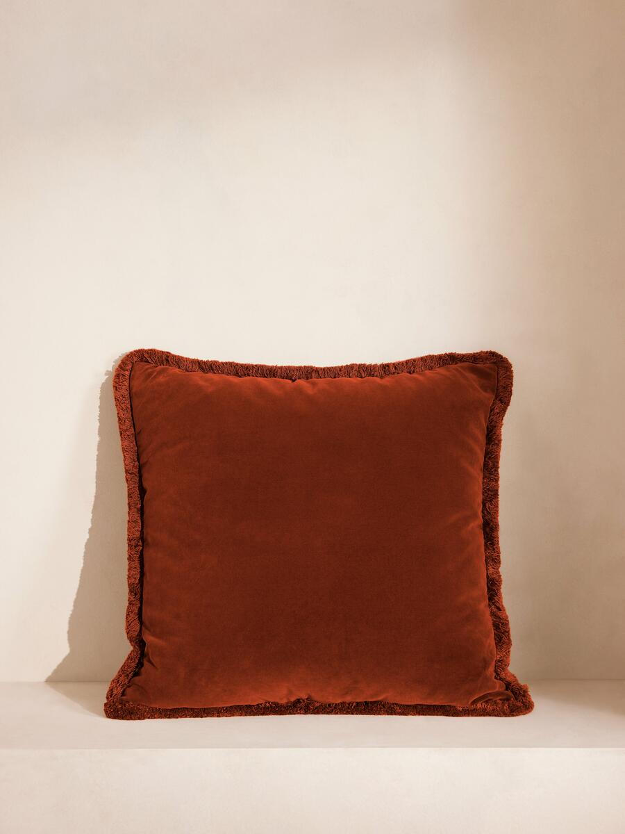Margeaux Square Cushion - Rust - Listing - Image 2