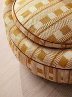 Abel Armchair - Dotted Stripe Weave - Ochre - Images - Thumbnail 9