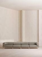 Gaspard Five-Seater Sofa - Geometric - Monochrome - UK - Listing - Thumbnail 1