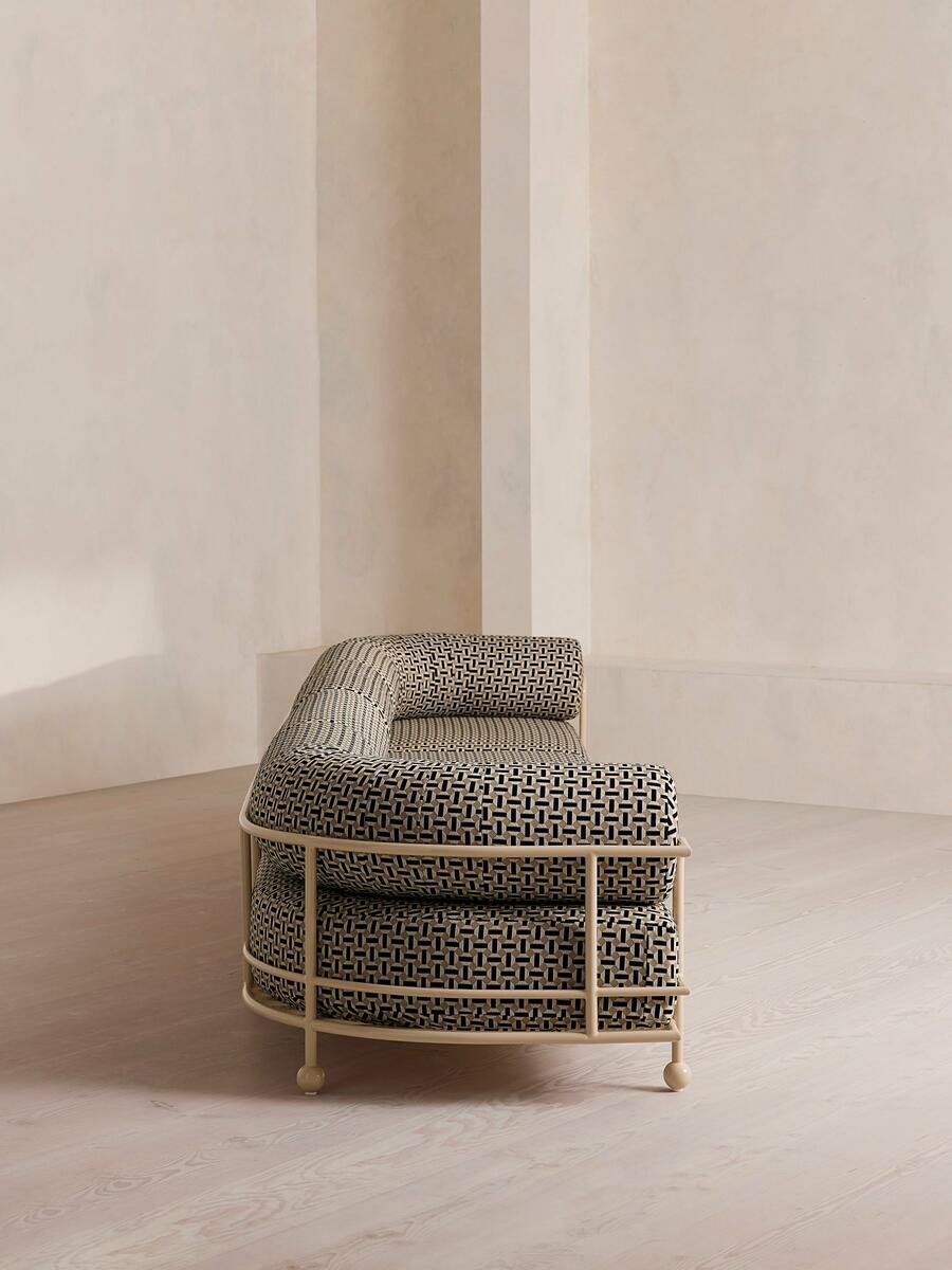 Gaspard Five-Seater Sofa - Geometric - Monochrome - UK - Images - Image 7