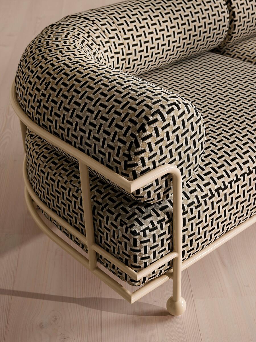 Gaspard Five-Seater Sofa - Geometric - Monochrome - UK - Images - Image 9