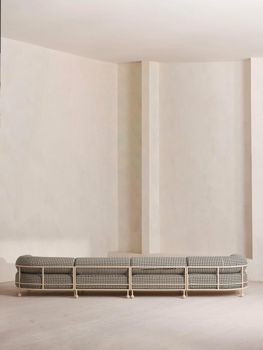 Gaspard Five-Seater Sofa - Geometric - Monochrome - UK - Images - Image 8