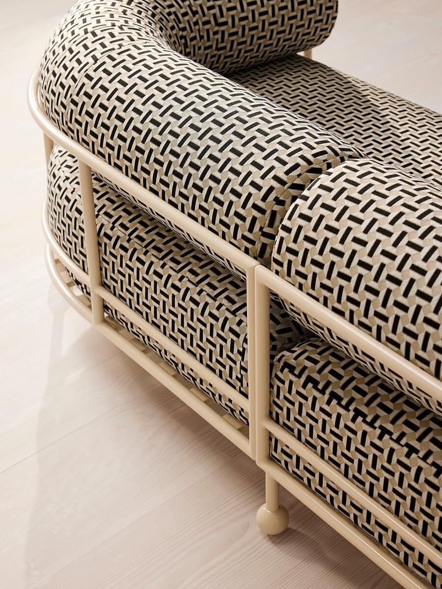 Gaspard Five-Seater Sofa - Geometric - Monochrome - UK - Images - Image 11