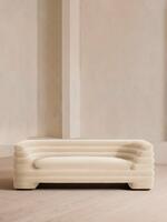 Laura Three Seater Sofa - Velvet - Porcelain - Listing - Thumbnail 1