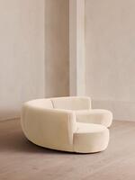 Aline Serpentine Modular Sofa - Four Seater - Porcelain Velvet - Images - Thumbnail 3