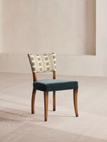 Pair of Molina Armless Dining Chairs - Paxton - Velvet - Grey Blue - Listing - Thumbnail 2
