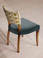 Pair of Molina Armless Dining Chairs - Paxton - Velvet - Grey Blue - Images - Thumbnail 6
